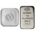 1 GRAM PLATINUM BAR NO PLASTIC Reverse