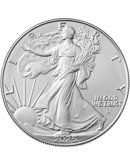 2025 1 OZ AMERICAN SILVER EAGLE Obverse