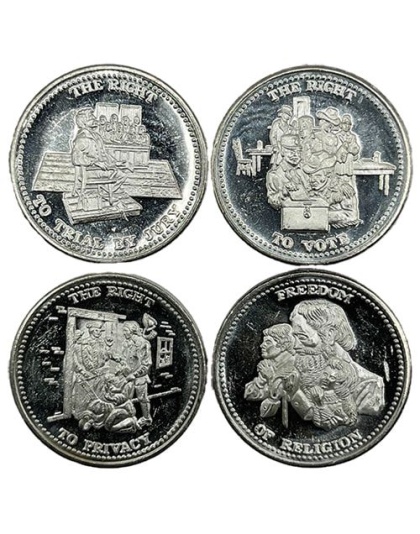 1 OZ SILVER ROUND JOHNSON MATTHEY
